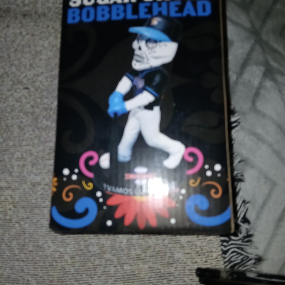 Skeleton Bobblehead with Blue and White Outfit